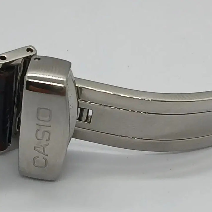 [BUNJANG] Casio BESIDE Chronograph Leather Watch / 카시오 BESIDE 크로노그래프 가죽 시계