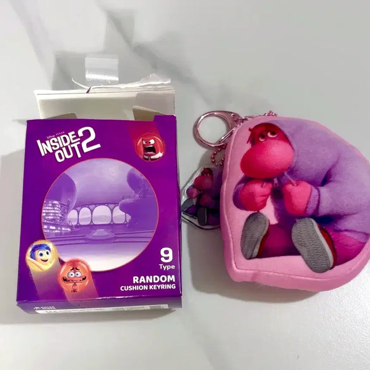 [BUNJANG] Inside Out 2 Embarrassed Cushion Keyring / 인사이드 아웃2 당황이 쿠션 키링
