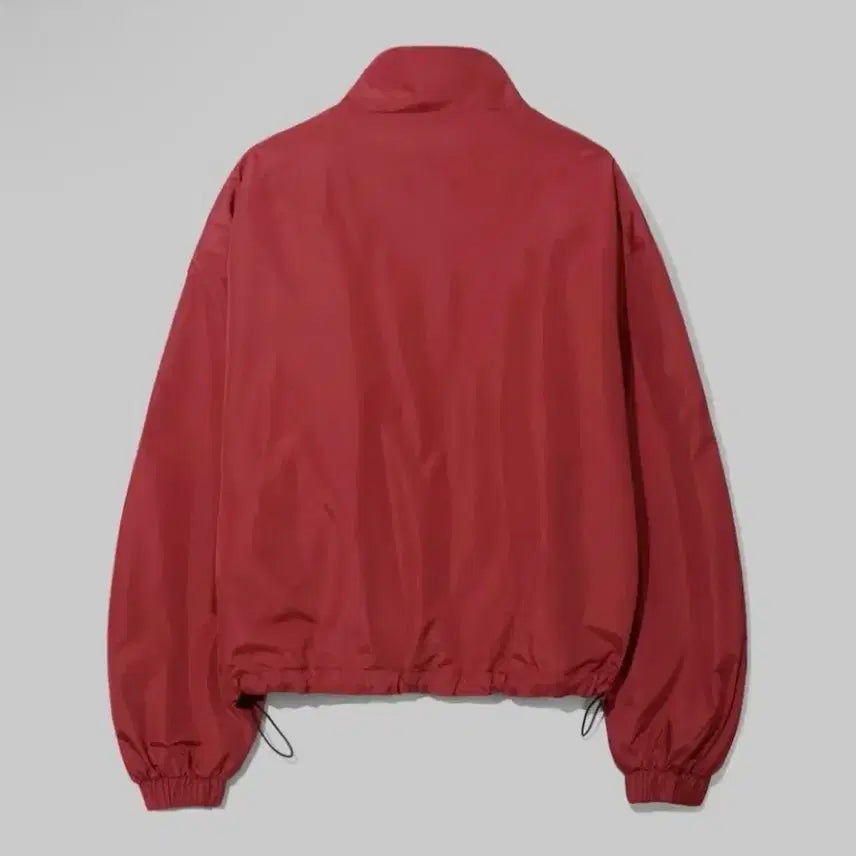[BUNJANG] Second Monologue Button Placket Nylon Half Coat Jacket (Red, L) / [새상품] 세컨모놀로그 버튼 플라켓 나일론 하프 코트 자켓 레드 L