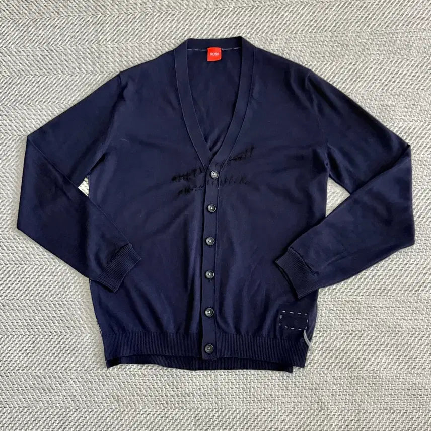 [BUNJANG] Boss Navy Blue Cardigan / 정품/Boss 네이비 블루 가디건
