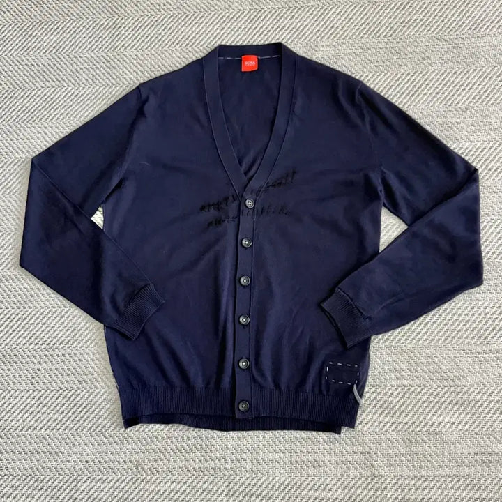 [BUNJANG] Boss Navy Blue Cardigan / 정품/Boss 네이비 블루 가디건