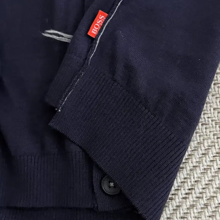 [BUNJANG] Boss Navy Blue Cardigan / 정품/Boss 네이비 블루 가디건