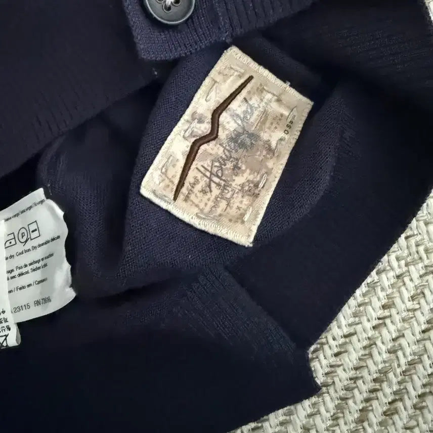 [BUNJANG] Boss Navy Blue Cardigan / 정품/Boss 네이비 블루 가디건