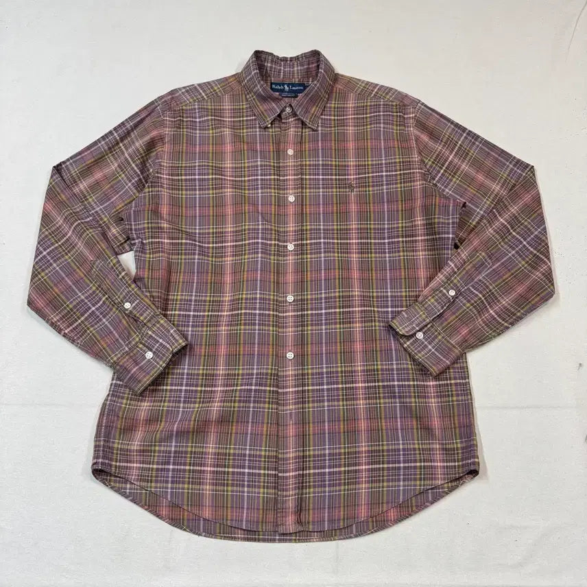 [BUNJANG] Polo Ralph Lauren Classic Fit Checkered Shirt / L) 폴로 랄프로렌 클래식 체크 셔츠 커스텀핏