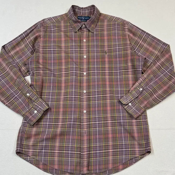[BUNJANG] Polo Ralph Lauren Classic Fit Checkered Shirt / L) 폴로 랄프로렌 클래식 체크 셔츠 커스텀핏