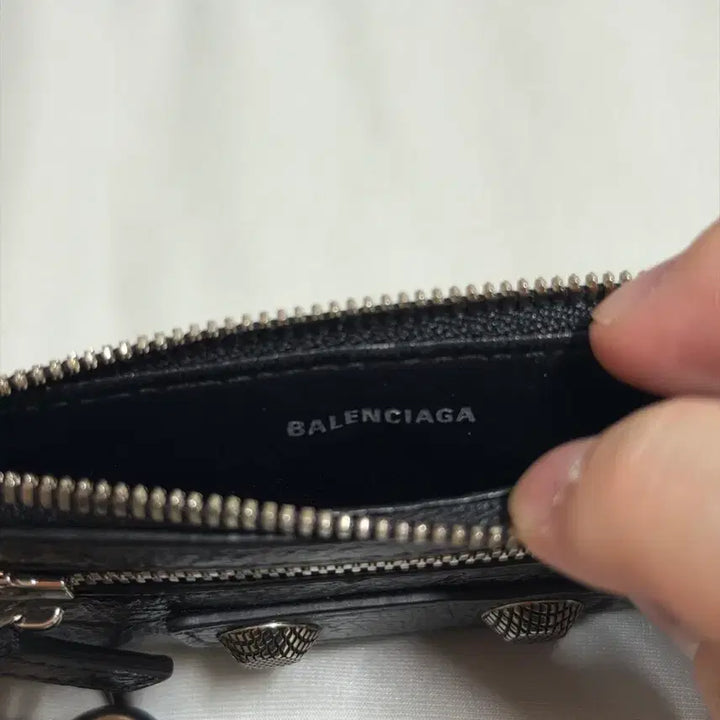 [BUNJANG] Balenciaga Le Cagole Men Card Case on Key Chain Black / 발렌시아가 르 카골 맨 카드 케이스 온 키체인 블랙