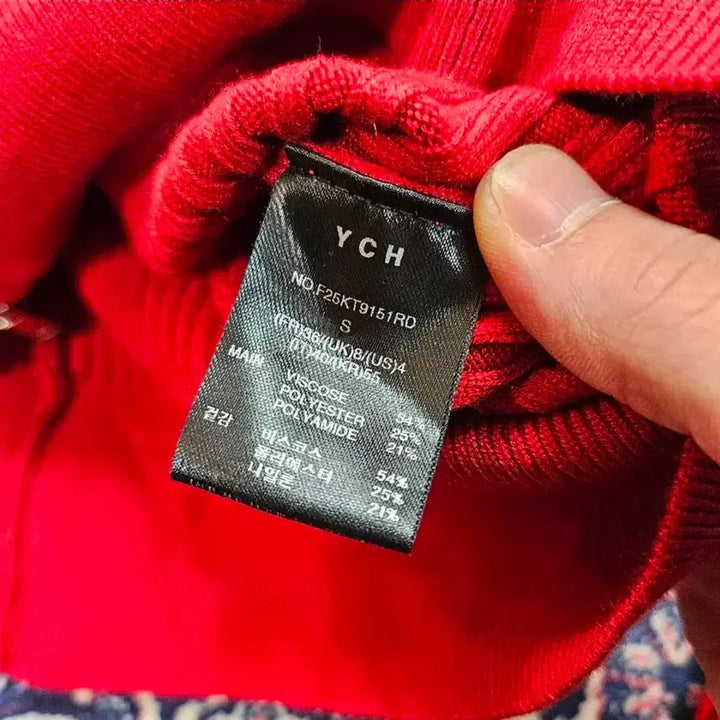 [BUNJANG] YCH High Neck Two-Way Zip-Up Knit / (새상품) 와이씨에이치(YCH) 하이넥 투웨이 디테일 집업 니트