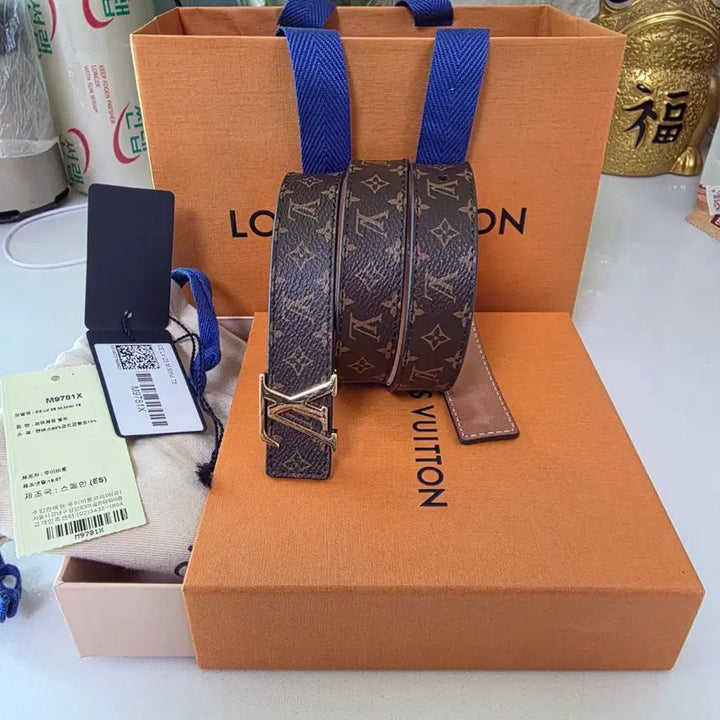 [BUNJANG] Louis Vuitton Monogram M9781 Belt / 루이비통 모노그램 M9781 싸이즈 75/30 금장버클 벨트 (정품)