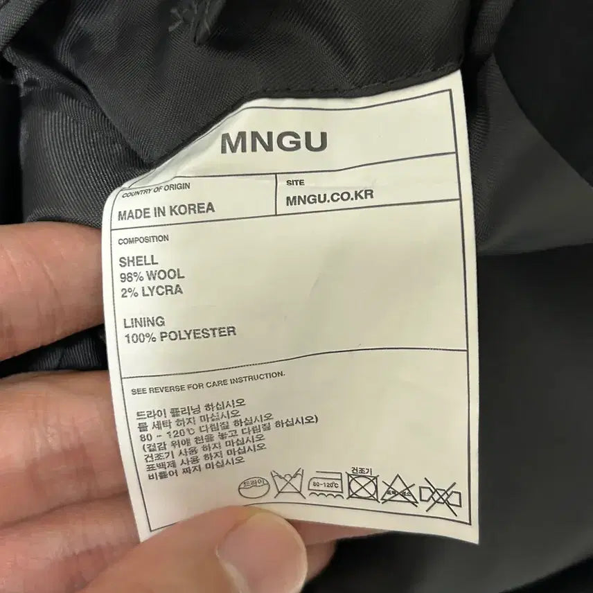 [BUNJANG] MNGU Three-Button Blazer / MNGU 쓰리버튼 블레이저