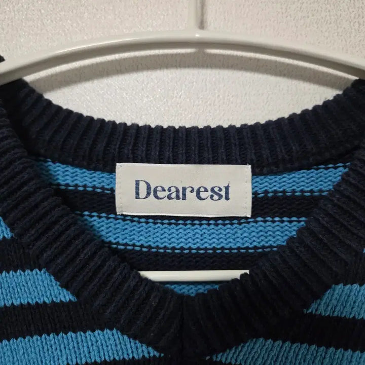[BUNJANG] Dearlist Striped Crop Knit Top / 디어리스트 스트라이프 크롭 니트 / 여자 니트/여성 니트