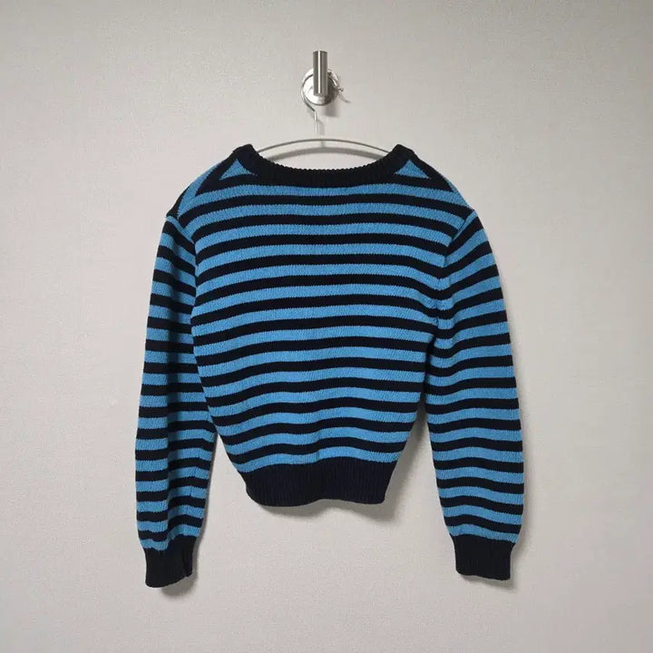 [BUNJANG] Dearlist Striped Crop Knit Top / 디어리스트 스트라이프 크롭 니트 / 여자 니트/여성 니트