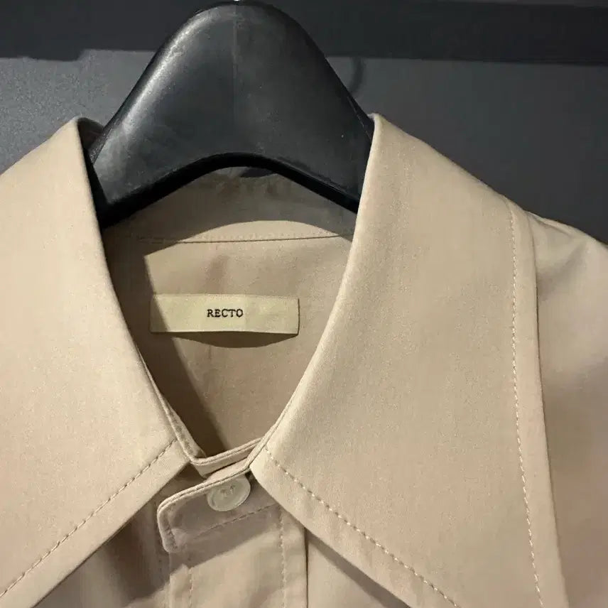 [BUNJANG] RECTO Beige Shirt / 렉토 베이지 셔츠