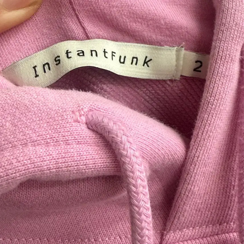 [BUNJANG] Instant Funk Pink Hoodie / 인스턴트펑크 핑크 후드티 (2)