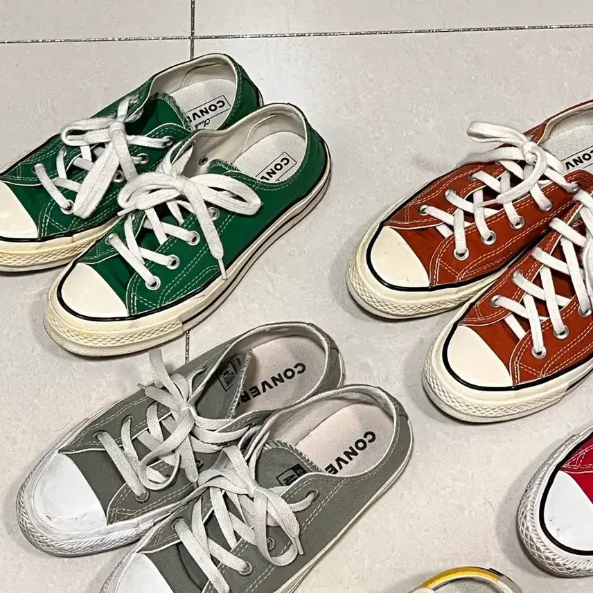 [BUNJANG] Converse Chuck Taylor 70s Low Sneakers / [개당5천원] 컨버스 척테일러 70s 컬러별 로우 스니커즈