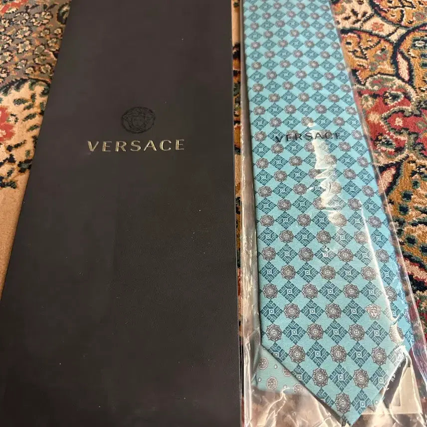[BUNJANG] Versace Necktie / *새상품 베르사체 versace 명품 넥타이 미사용 포장