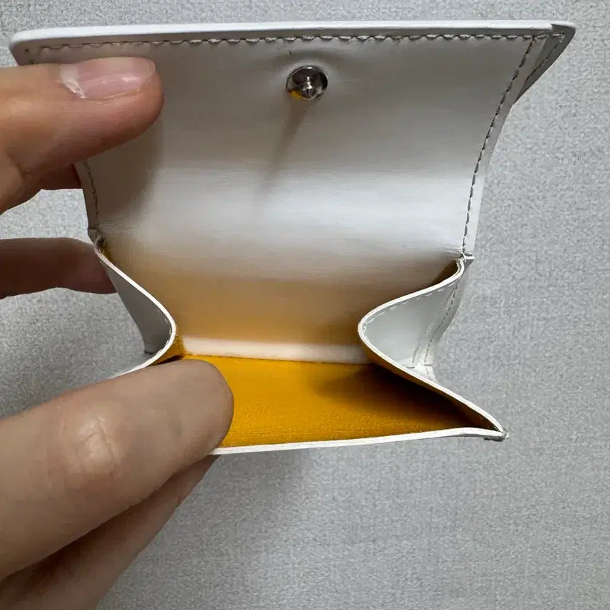 [BUNJANG] Goyard White Card Wallet Full Package / 고야드 플랩 카드지갑 화이트 풀박스