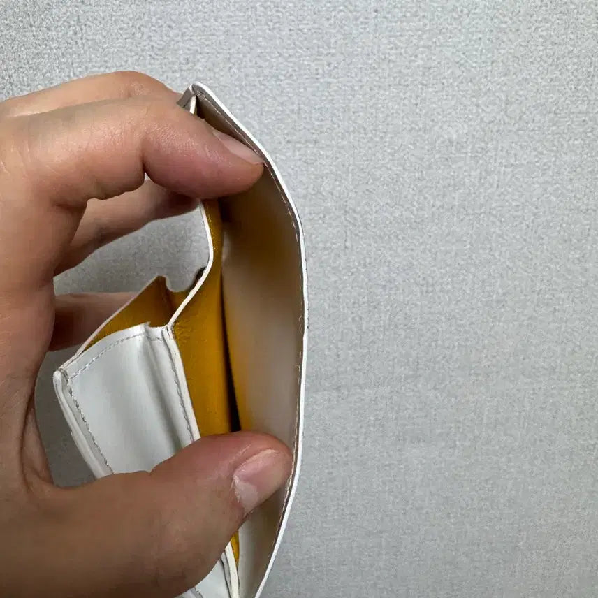 [BUNJANG] Goyard White Card Wallet Full Package / 고야드 플랩 카드지갑 화이트 풀박스