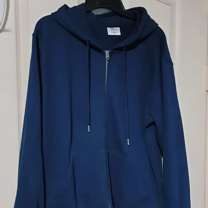[BUNJANG] XXL Perstep Two-Way Hoodie Zip-Up (Navy) / 가격할인! XXL 퍼스텝 투웨이 후드집업 남색