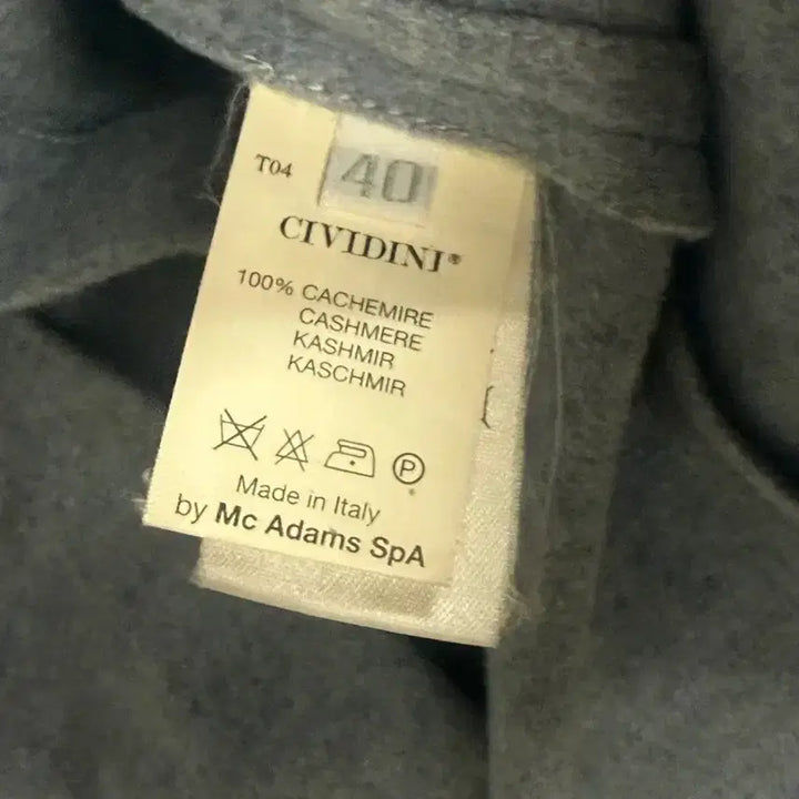 [BUNJANG] CIVIDINI Women's Cashmere Jacket (Mint Blue, Size 40) / 치비디니(CIVIDINI) 여성 캐시미어100 민트블루 자켓 (40)