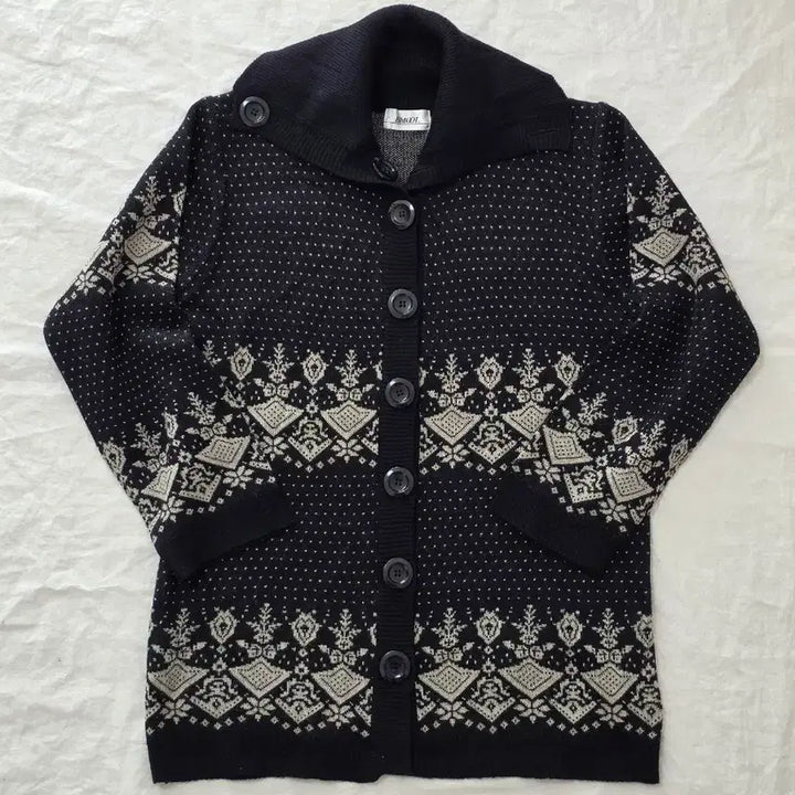 [BUNJANG] Vintage Nordic Knit Cardigan / 모리걸 할매카지 노르딕 니트 가디건 일본빈티지