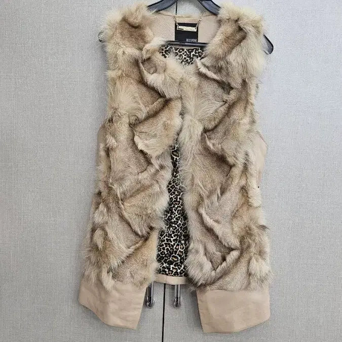 [BUNJANG] Blue Pepe Fur Vest / Blue Pepe 퍼 베스트 조끼