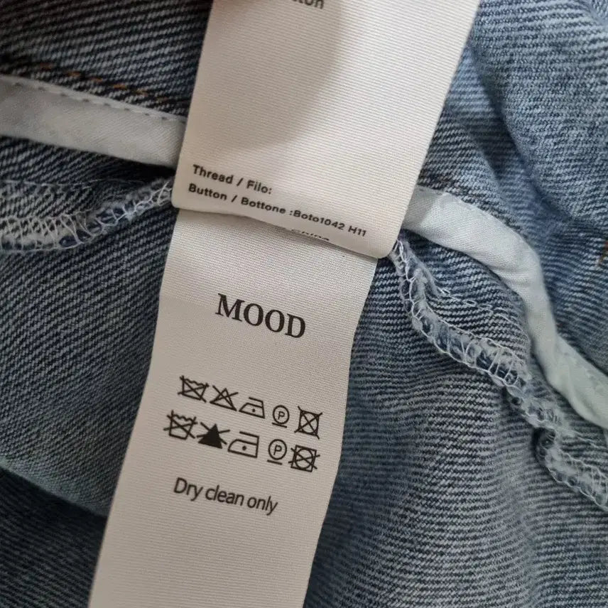 [BUNJANG] Mood Denim Jacket 105 / mood 무드 데님 자켓 청자켓105