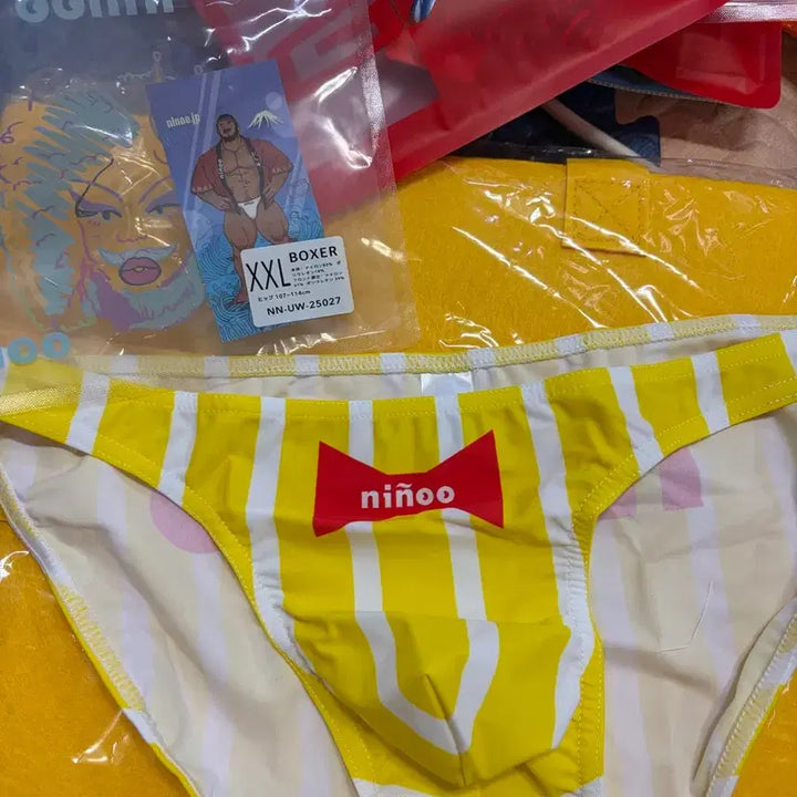 [BUNJANG] ninoo XXL Yellow Striped Men&