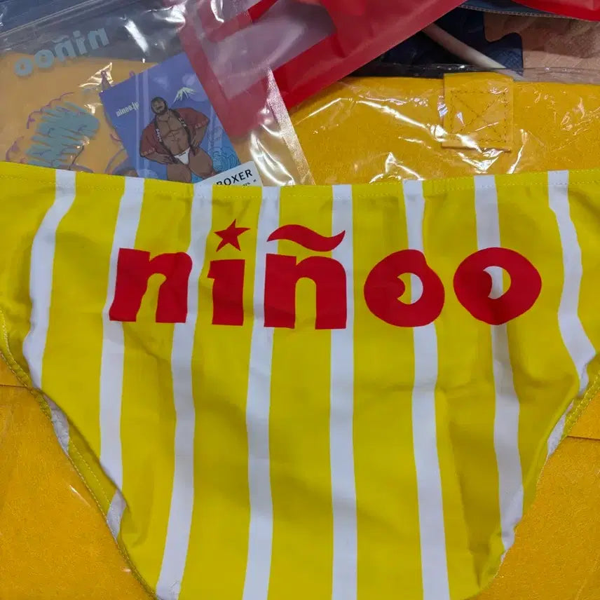 [BUNJANG] ninoo XXL Yellow Striped Men&