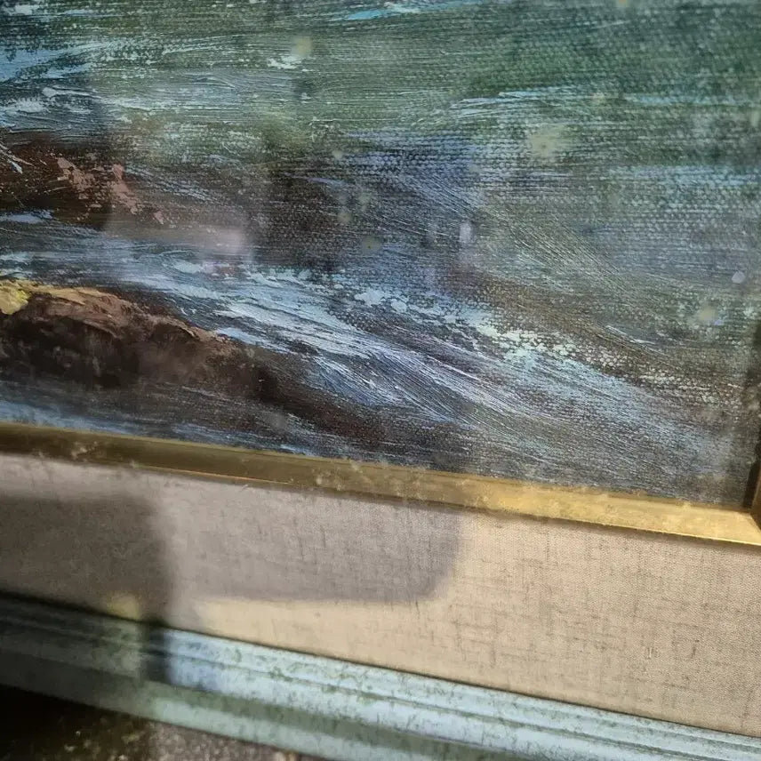 [BUNJANG] Oil Painting (83x73cm) / 83   73 센치 유화그림진품 가격조정가능 영화촬영효과 소장가치있음