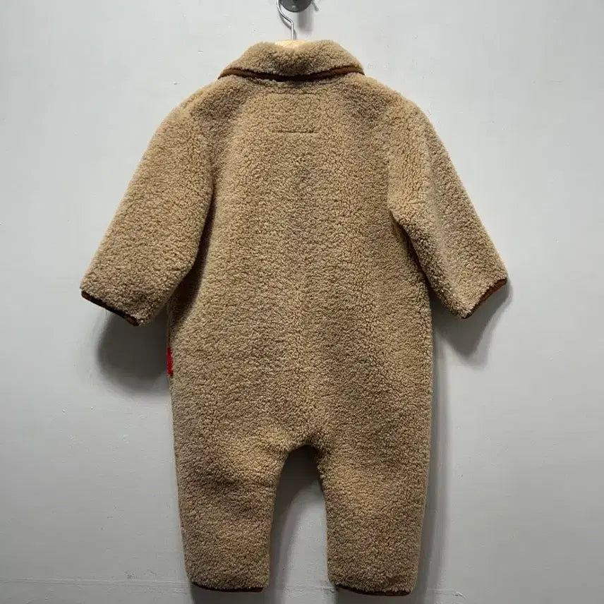 [BUNJANG] Bebe De Pino Teddy Bear Sherpa Outerwear 100 Size / 베베드피노 곰돌이 뽀글이 우주복  무스탕 100사이즈