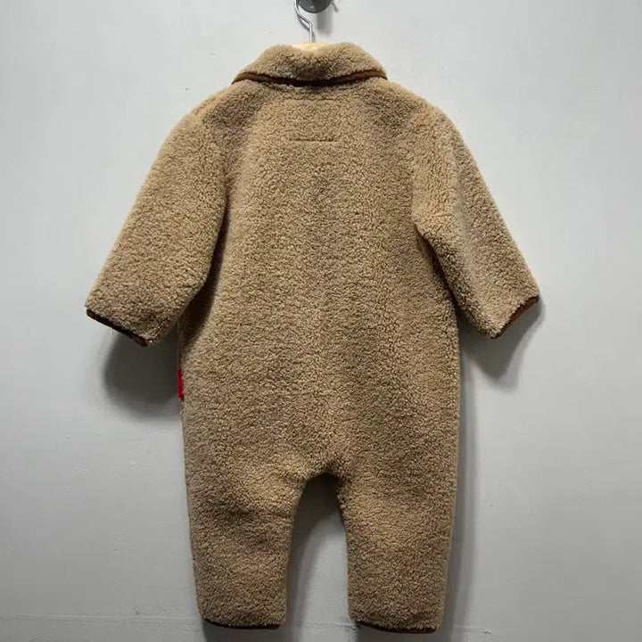 [BUNJANG] Bebe De Pino Teddy Bear Sherpa Outerwear 100 Size / 베베드피노 곰돌이 뽀글이 우주복  무스탕 100사이즈