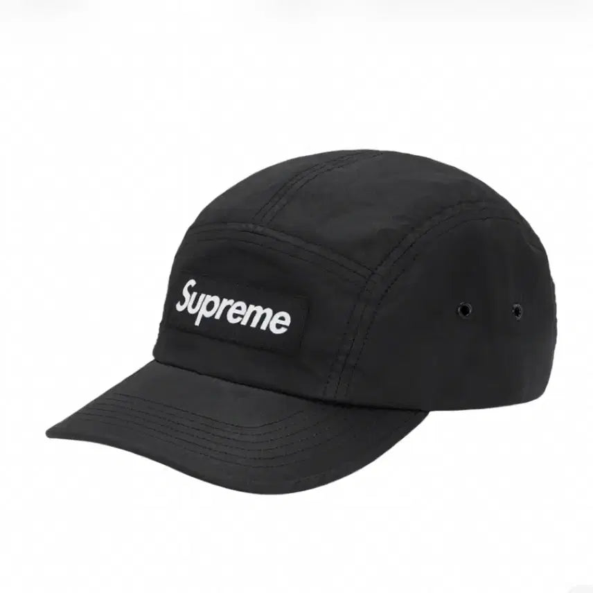 [SOLD OUT] 슈프림 x 바버 왁스드 코튼 캠프캡_블랙