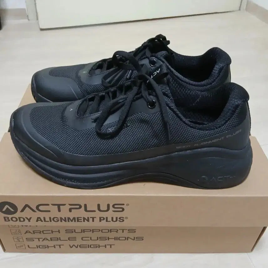 [SOLD OUT] ACTPLUS 시티 트레이너 올블랙265. ~270
