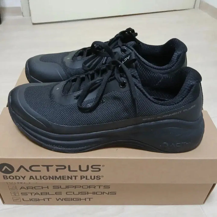 [SOLD OUT] ACTPLUS 시티 트레이너 올블랙265. ~270