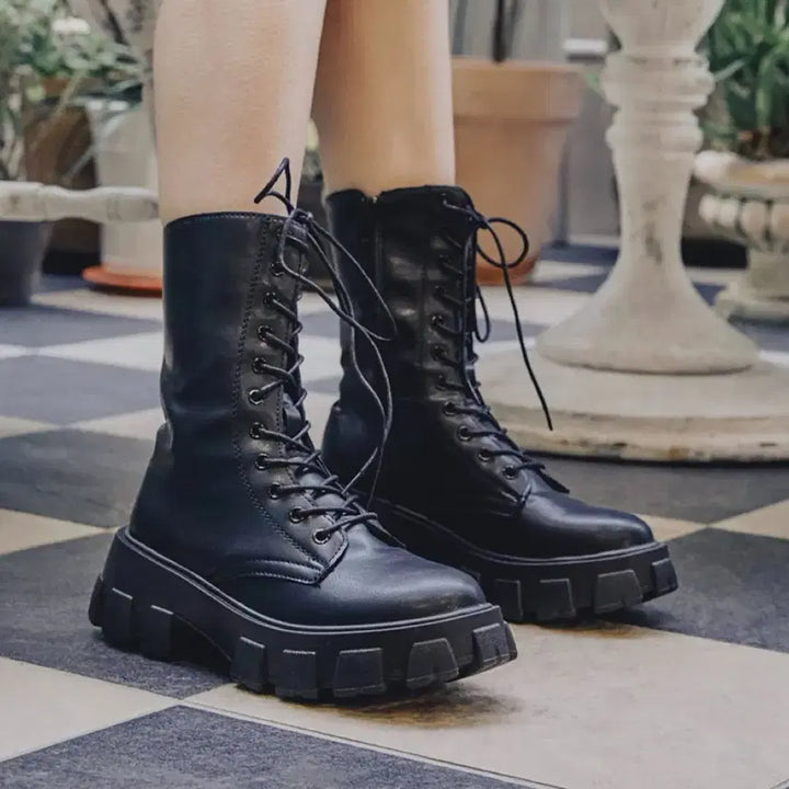 [BUNJANG] Middle Walker Black 245 / 미들 워커 블랙 245