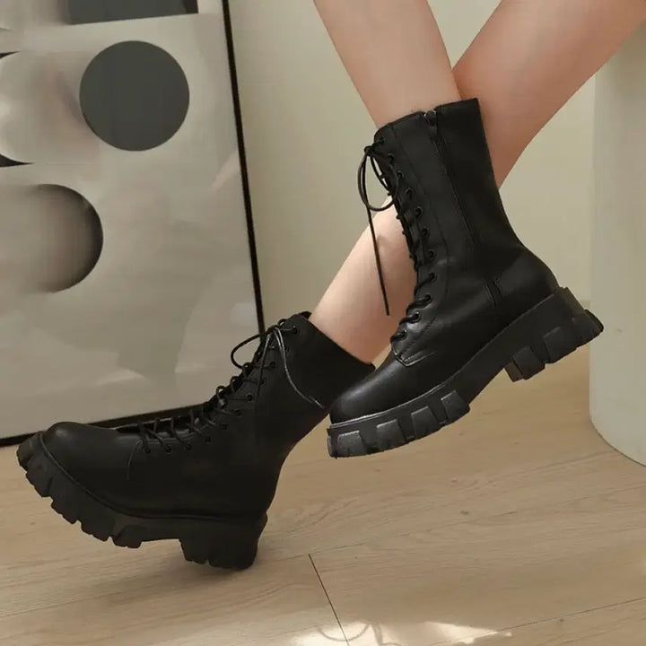 [BUNJANG] Middle Walker Black 245 / 미들 워커 블랙 245