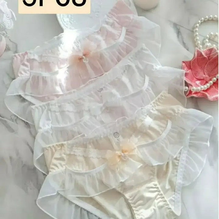 [BUNJANG] 69 Women's Panties 3-Piece Set / 69번       팬티  3종세트
