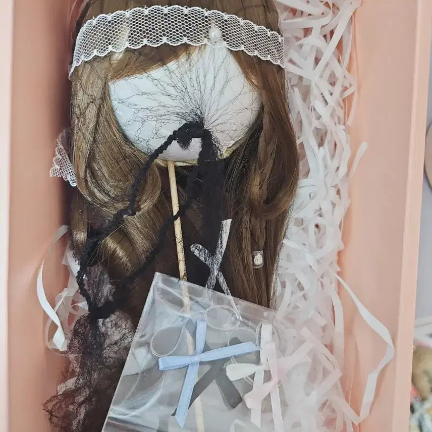 [BUNJANG] MDD Sweet Heart Perm Wig - Brown / MDD 8-9인치 스위트 하트 펌 가발 갈색 색상 판매합니다~