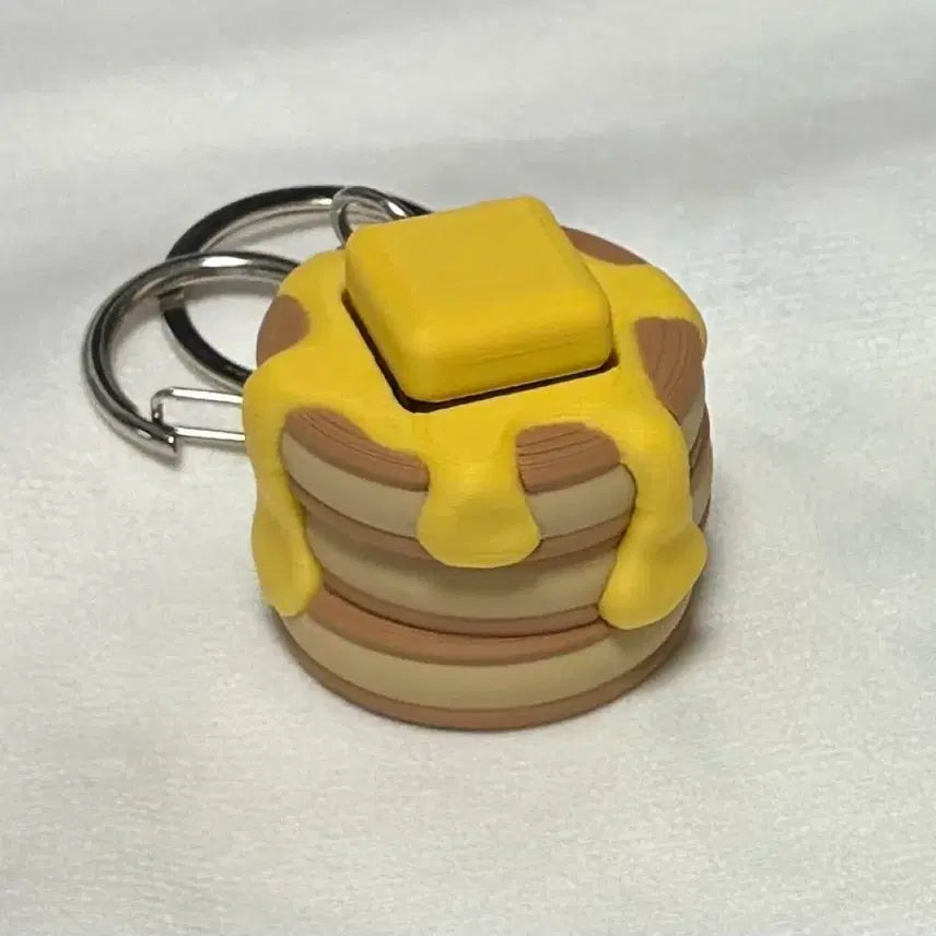 [BUNJANG] Pancake Clicker Keychain / 팬케이크 클리커 클릭커 키링