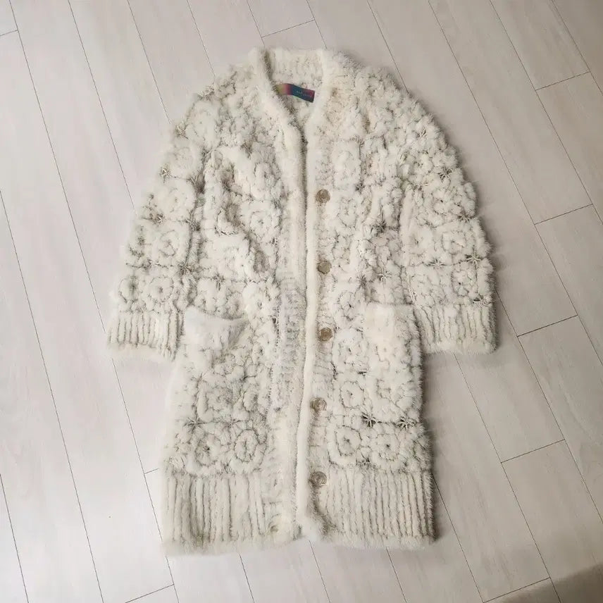 [BUNJANG] Sabatier Knitting Mink Cardigan / 사바티에 니팅밍크가디건