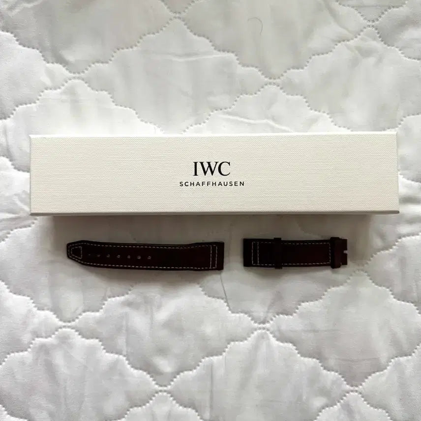 [BUNJANG] IWC Mark 20 Brown Leather Strap / IWC 마크20 정품 가죽 스트랩 브라운 이지엑스체인지