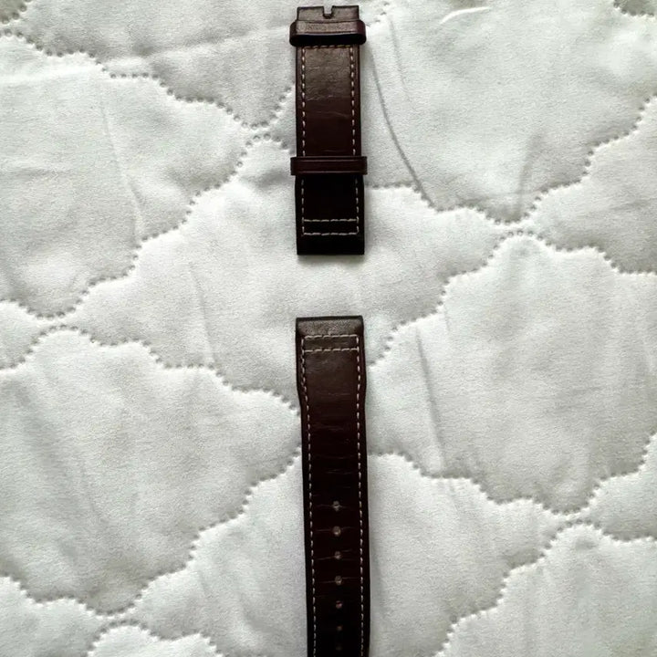 [BUNJANG] IWC Mark 20 Brown Leather Strap / IWC 마크20 정품 가죽 스트랩 브라운 이지엑스체인지