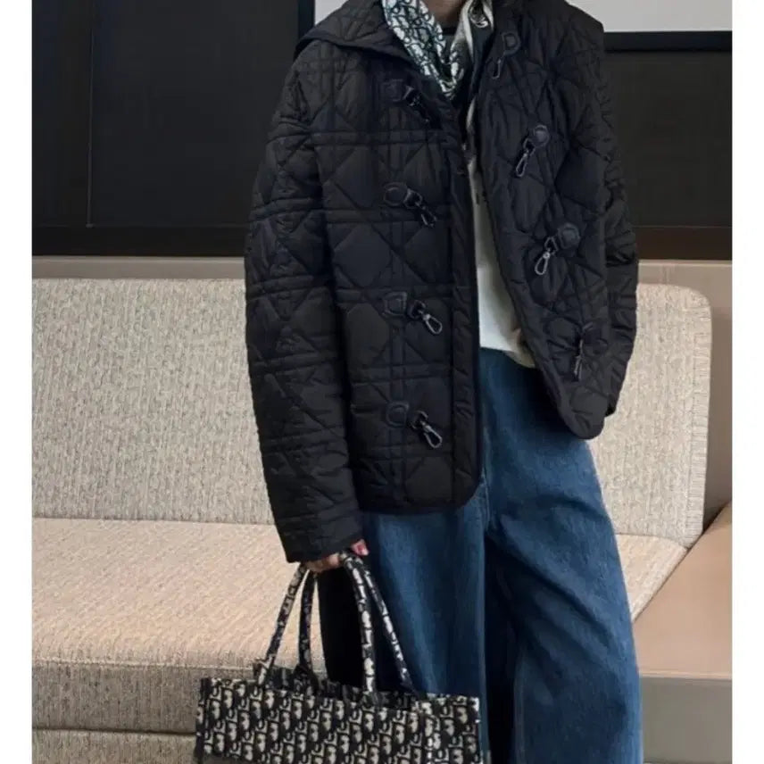 [BUNJANG] Cannage Padded Jacket / 까나쥬 패딩 쟈겟