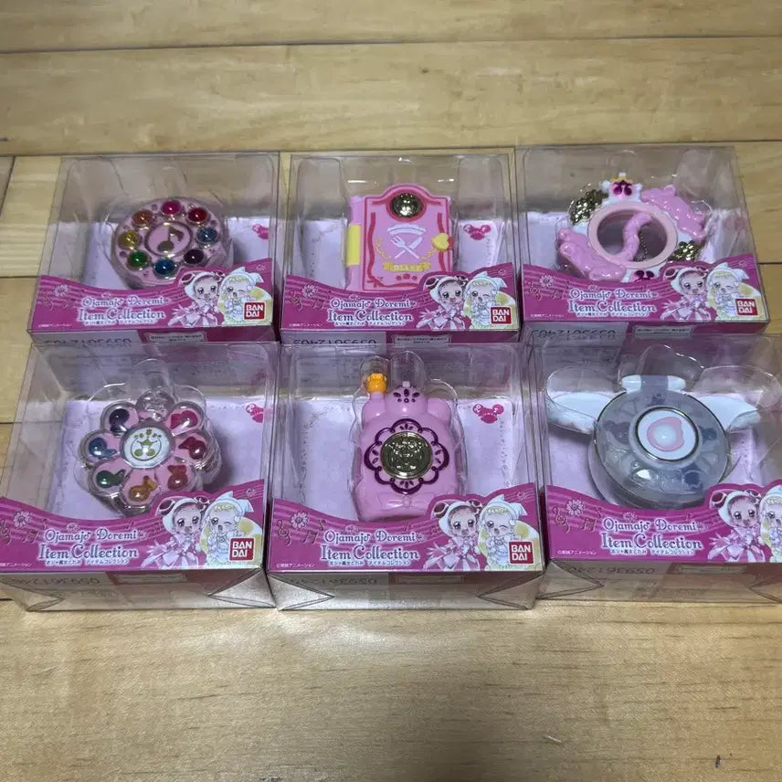 [BUNJANG] Ojamajo Doremi Item Collection Set / [일괄] 꼬마마법사 레미 도레미 오자마녀 아이템 컬렉션 6종