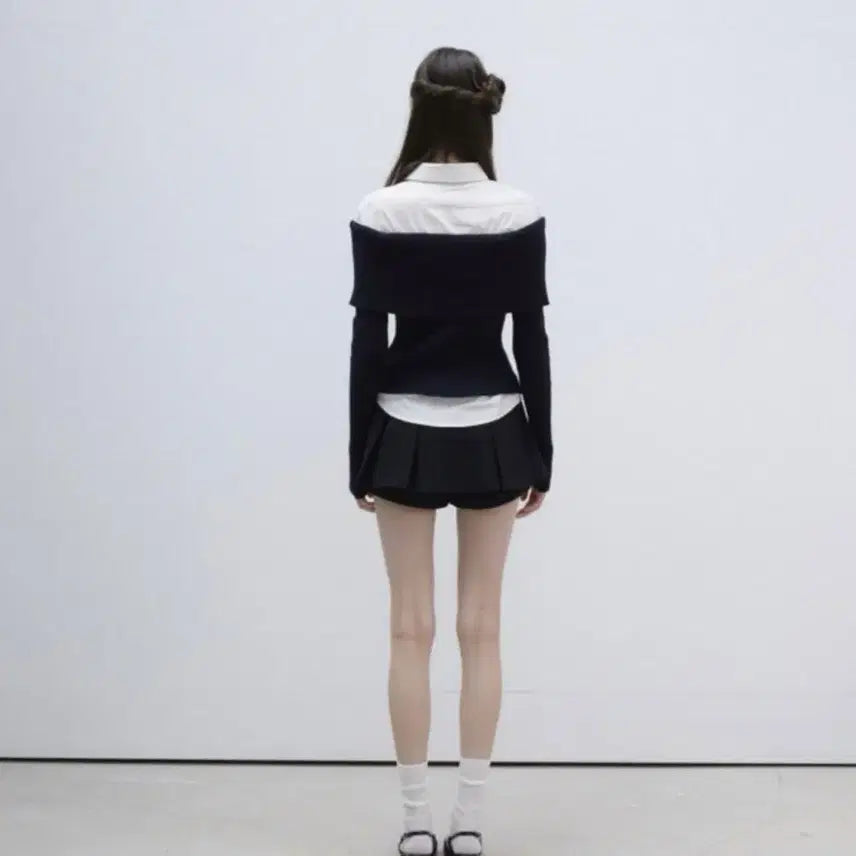 [BUNJANG] Labellblanc Layered Knit / 라벨르블랑 뮤즈 레이어드 니트