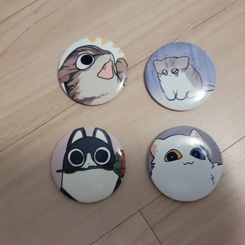 [BUNJANG] HON Cat Badge Bundle Set / HON님 고양이 캔뱃지 일괄