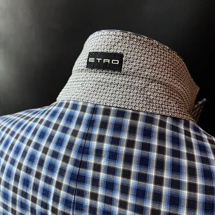 [BUNJANG] ETRO Check Cotton Jacket (IT52) / ETRO 에트로 체크 코튼 자켓 / Made in Italy / IT52