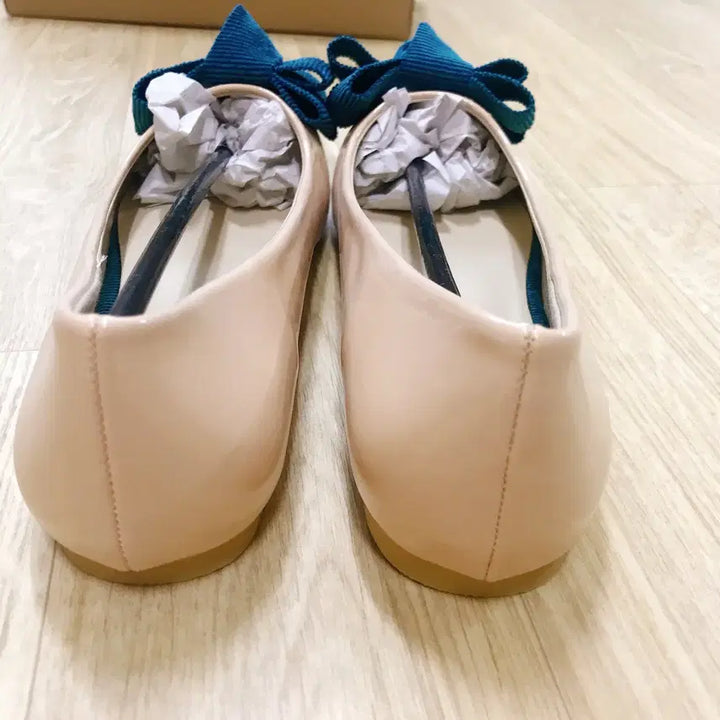 [BUNJANG] Ribbon Flat Shoes (5 Pairs Bundle) / [새상품] 리본플랫 5종 블랙+베이지 에나멜 페이턴트 플랫슈즈