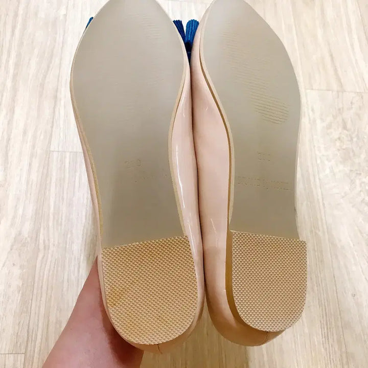 [BUNJANG] Ribbon Flat Shoes (5 Pairs Bundle) / [새상품] 리본플랫 5종 블랙+베이지 에나멜 페이턴트 플랫슈즈