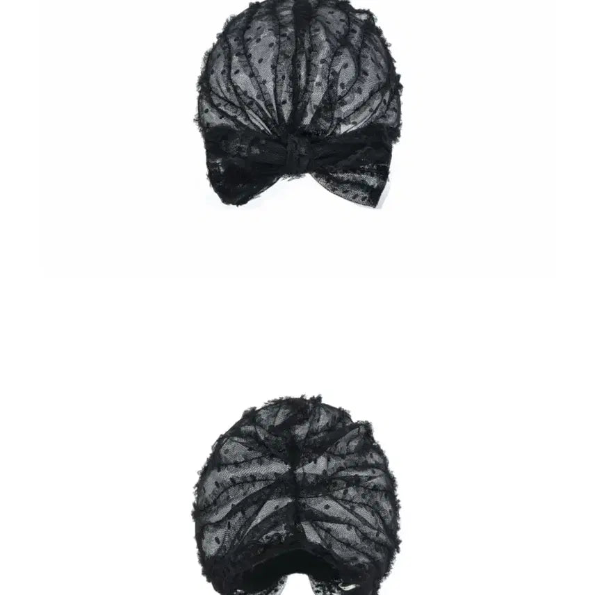 [BUNJANG] Poésie Dam Floral Lace Turban / 포에지담 FLORAL LACE TURBAN IN BLACK